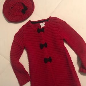 Girls Sweater and Hat